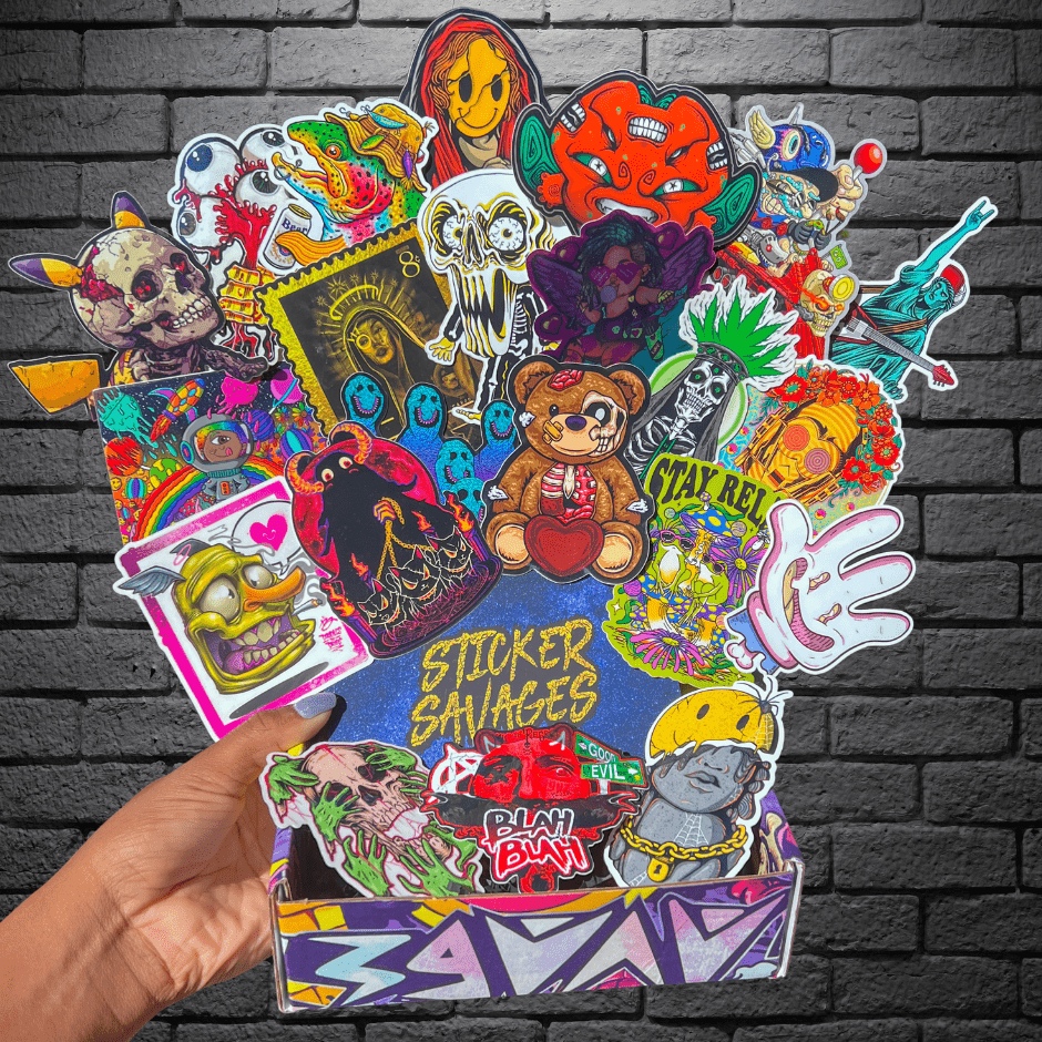 Exclusive Box of Stickers from Previous Months - Sticker Savages