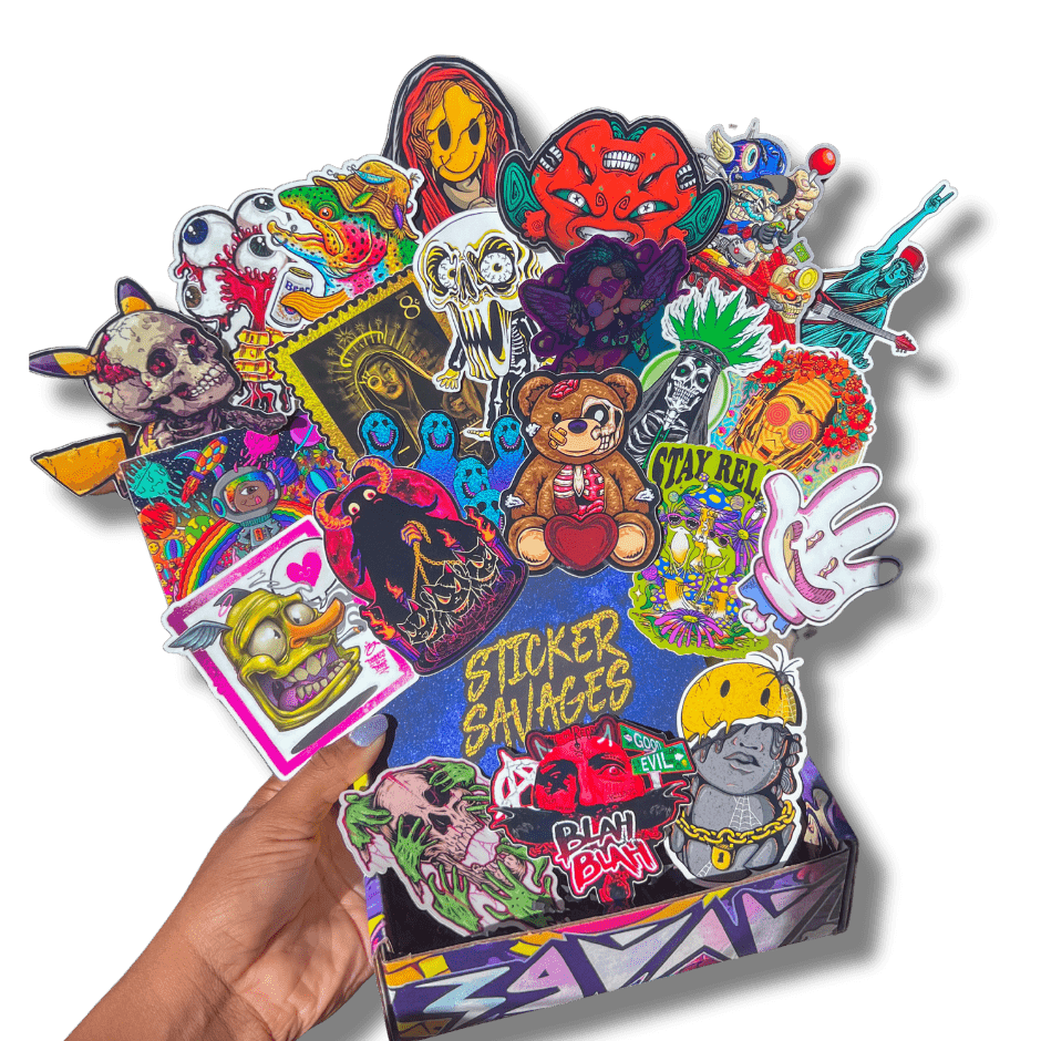 Exclusive Box of Stickers from Previous Months - Sticker Savages