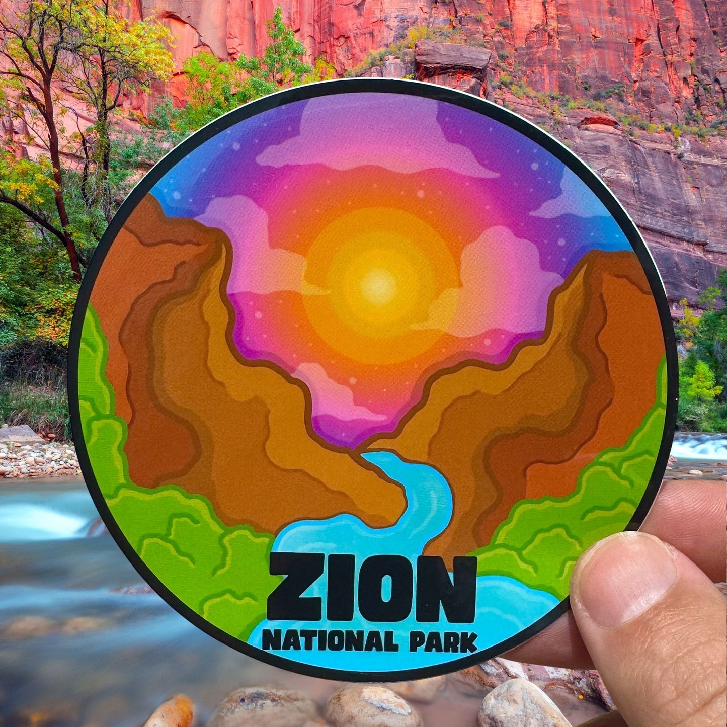 Zion National Park Sticker - Sticker Savages