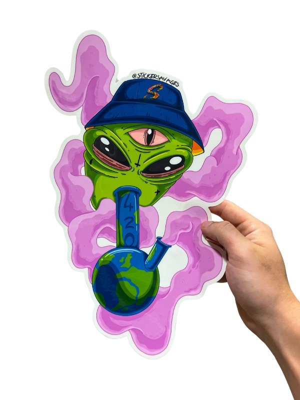 BiG Savage Alien Sticker - Sticker Savages