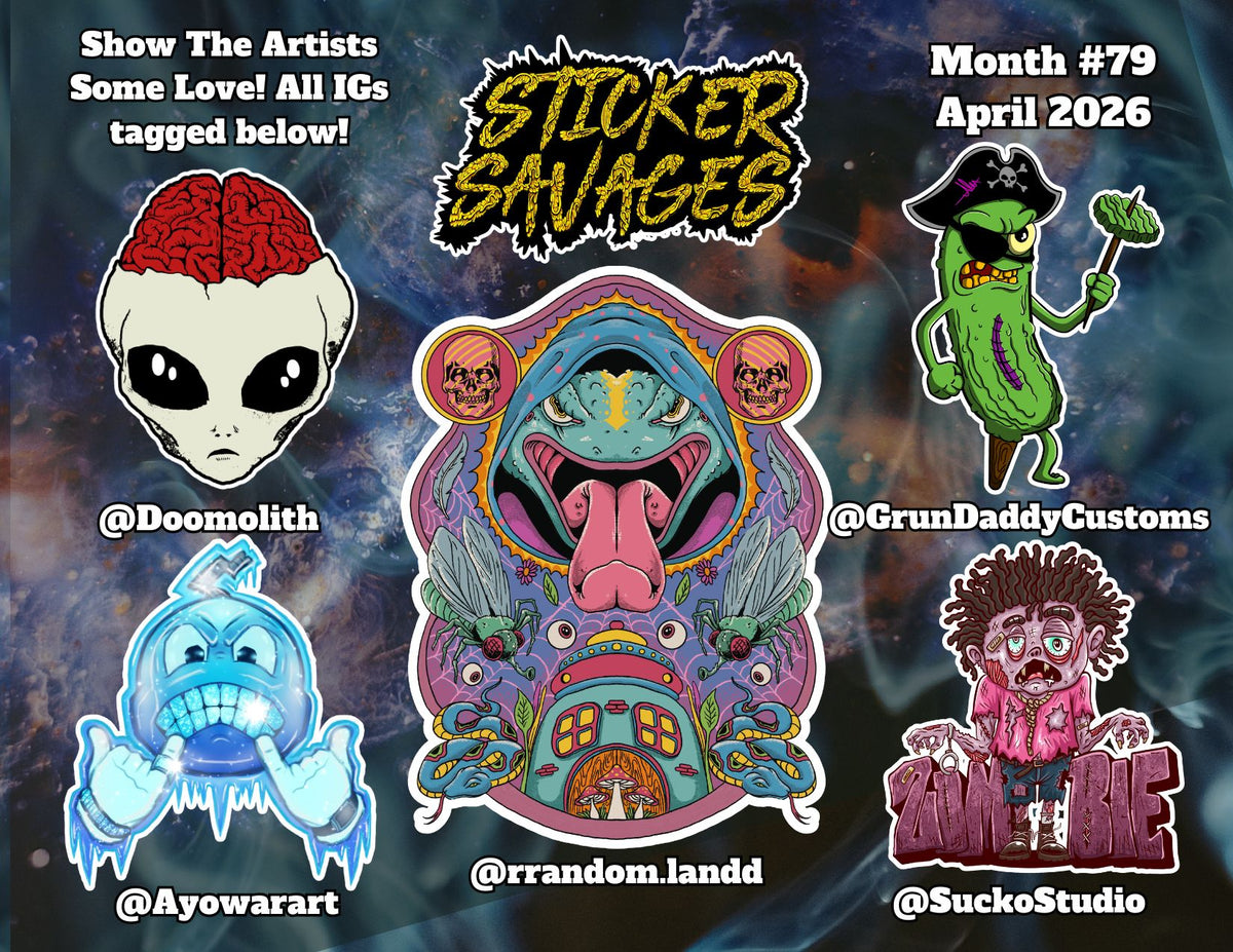 Sticker Savages Previous Sticker Releases 2025 | Sticker Archive