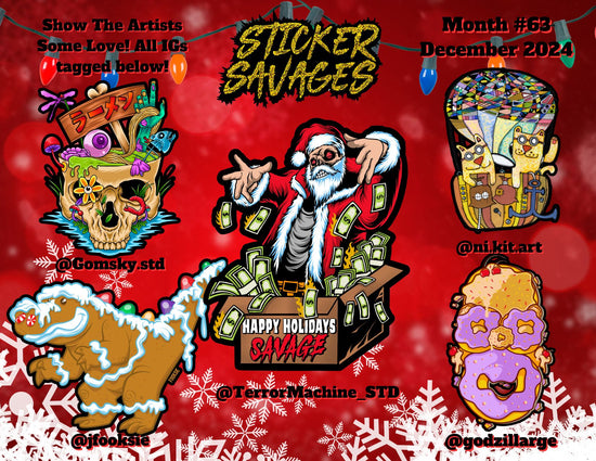 Sticker Savages Previous Sticker Releases 2024 | Sticker Archive