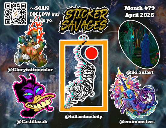 Sticker Savages Previous Sticker Releases 2025 | Sticker Archive