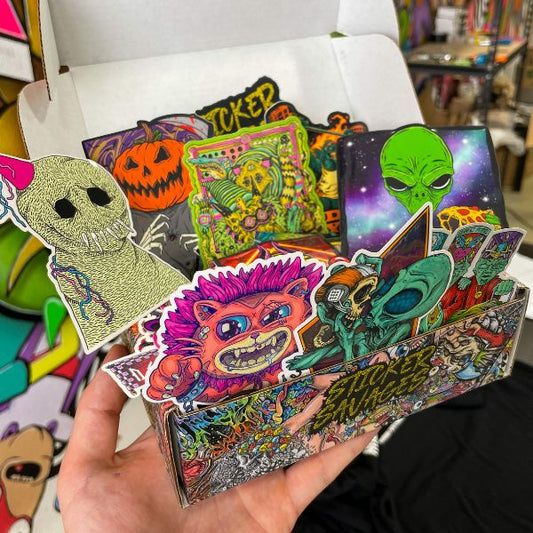 Exclusive Box of 10 Stickers from Previous Months