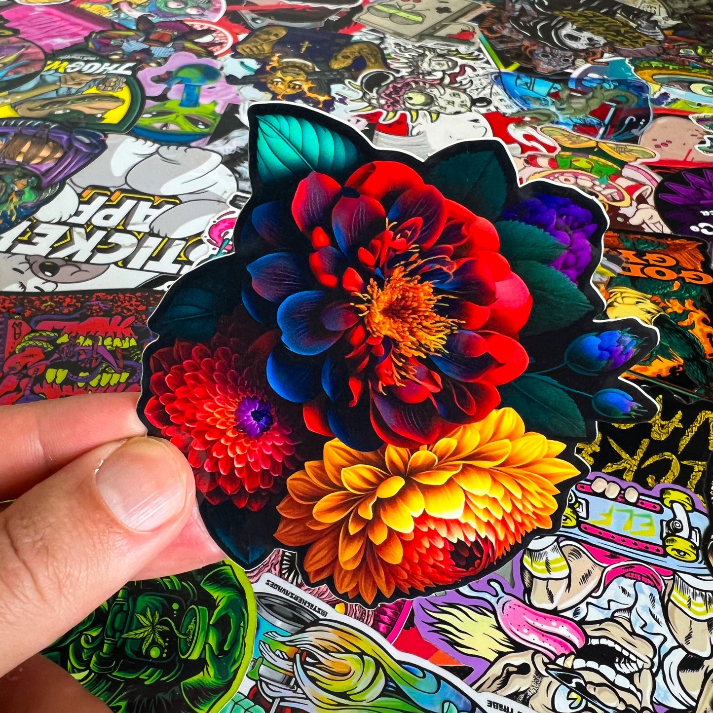 Flower Sticker