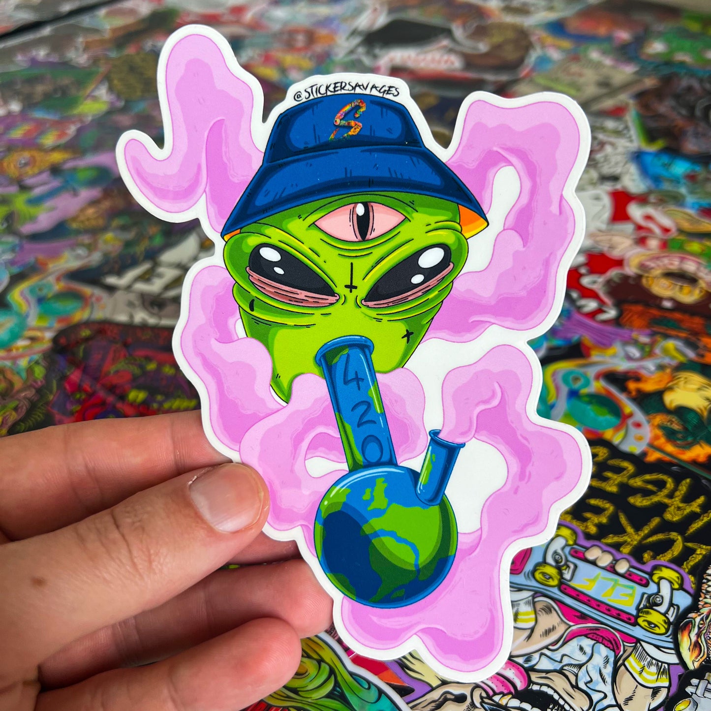 Savage Alien Sticker