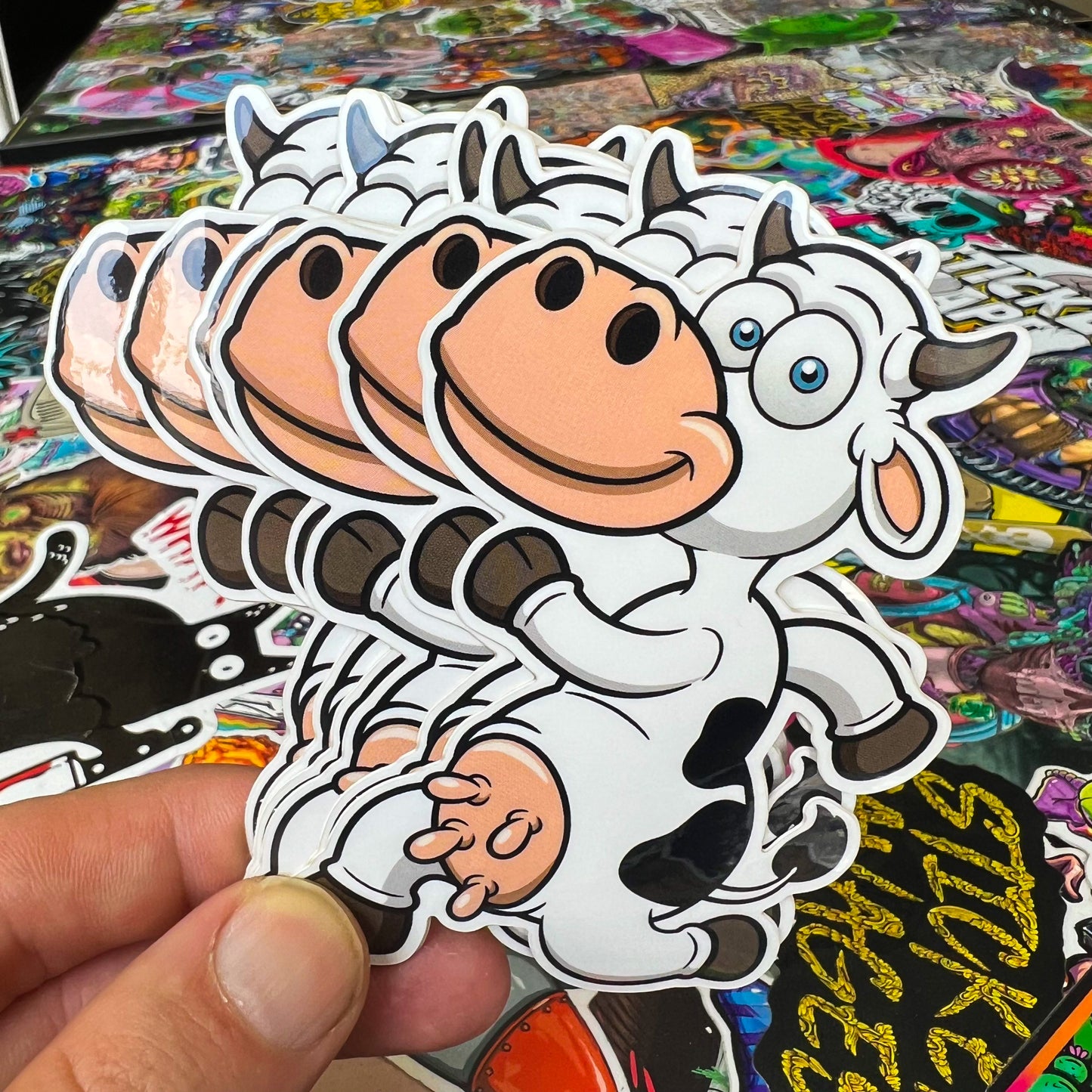 Cow Sticker