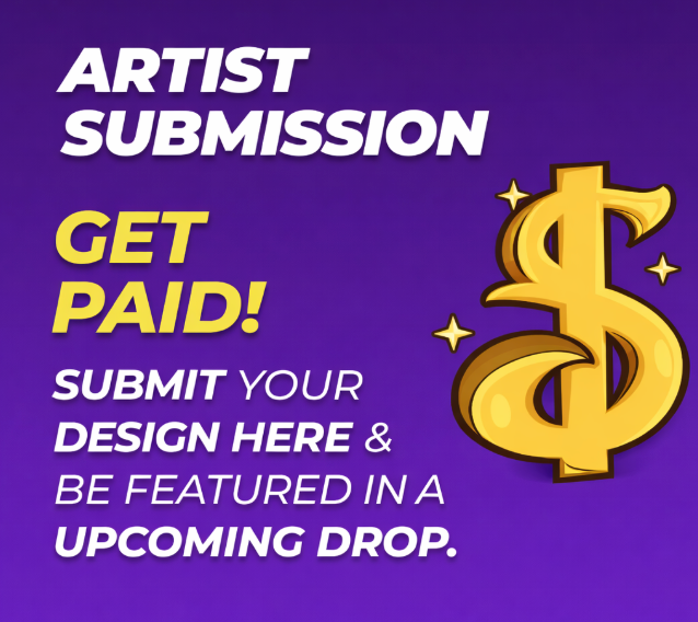 submit your art to get featured in the monthly sticker club!