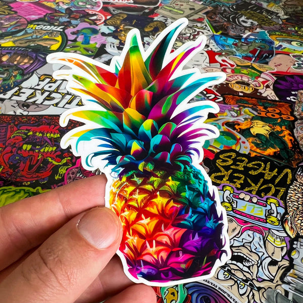 Pineapple Sticker | Vibrant. Waterproof. Juicy designs. – Sticker Savages