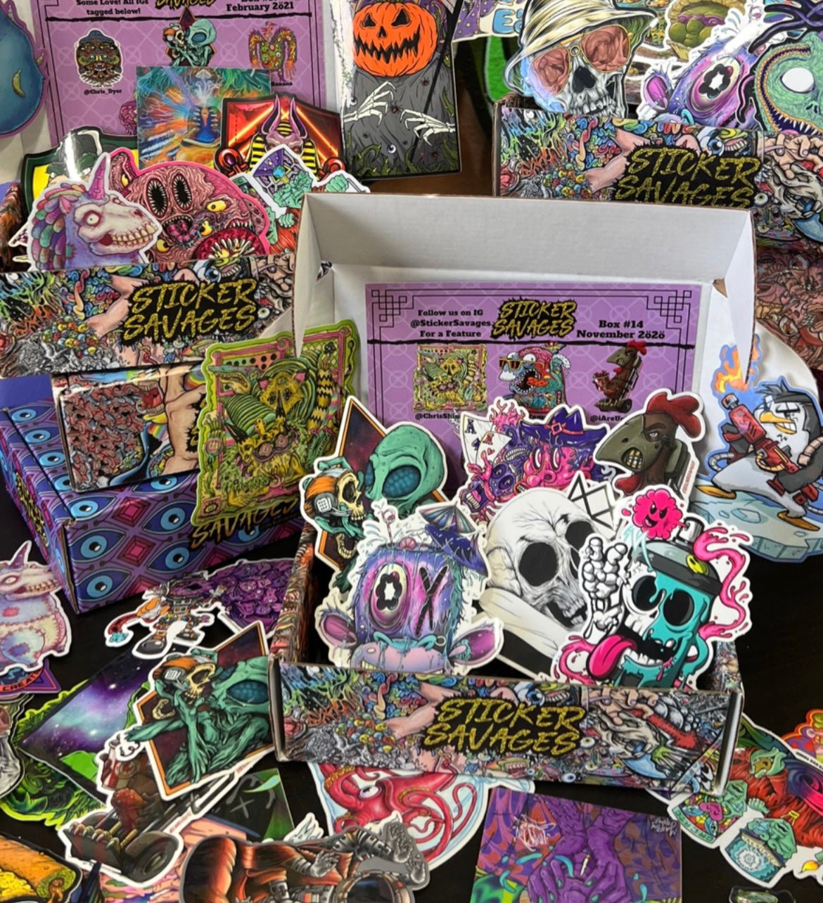 Sticker Subscription | Sticker Savages Monthly Sticker Club!