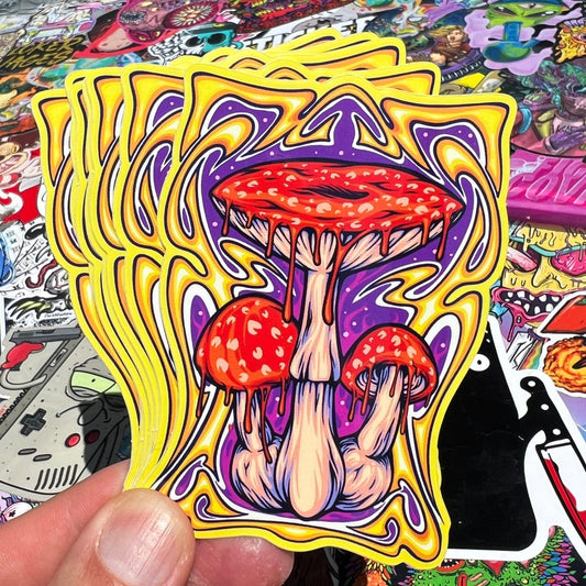 Mushroom Sticker - Sticker Savages